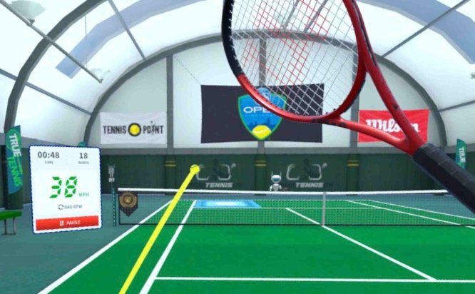 TrueTennis Oculus Meta Quest VR Game<span class="mi-jiaobiao" style="background-color: #ff0000;">Sports Free</span>
