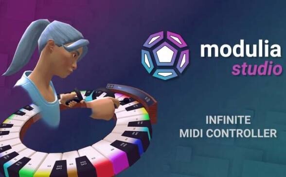 Modulia Studio VR Oculus Meta Quest musical game<span class="mi-jiaobiao" style="background-color: #8a0070;">Musical</span>