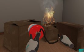 Fire Extinguisher Simulator Oculus Meta Quest VR Game