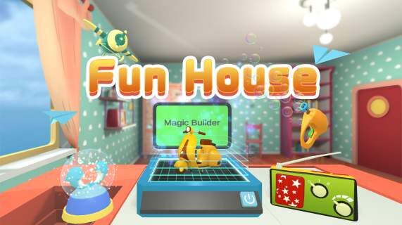 Fun House Oculus Meta Quest VR Game<span class="mi-jiaobiao" style="background-color: #041cd2;">Leisure</span>