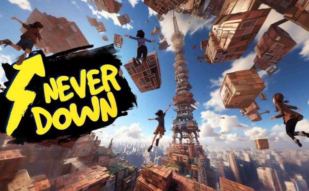 Never Down Only Up Oculus Meta Quest game<span class="mi-jiaobiao" style="background-color: #e21212;">Parkour</span>