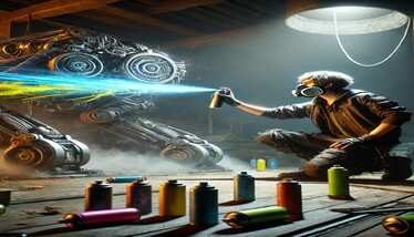 Spray Art Oculus Meta Quest VR Game<span class="mi-jiaobiao" style="background-color: #ff0000;">Simulation VIP</span>