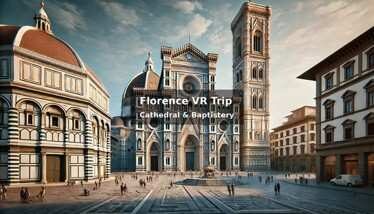 VRtravelX Florence VR Trip Cathedral & Baptistery VR Game<span class="mi-jiaobiao" style="background-color: #ff0000;">Travel VIP</span>