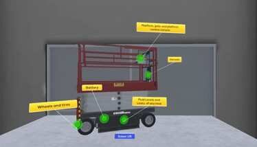 Scissor Lift Safety and Operation Oculus Meta Quest VR Game<span class="mi-jiaobiao" style="background-color: #ff0000;">Simulation VIP</span>