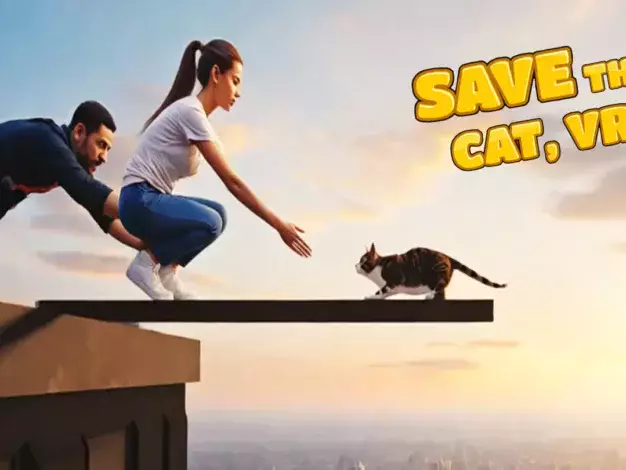 Walk the Plank Save the cat Oculus Meta Quest VR Game<span class="mi-jiaobiao" style="background-color: #ff0000;">Fun Free</span>