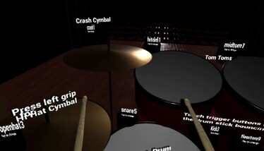 Drum Kit Oculus Meta Quest VR Game<span class="mi-jiaobiao" style="background-color: #ff0000;">Surreal Free</span>