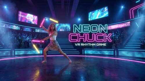Neon Chuck Oculus Meta Quest VR Game<span class="mi-jiaobiao" style="background-color: #ff0000;">Action VIP</span>